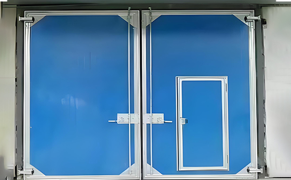 七里河工业平开门