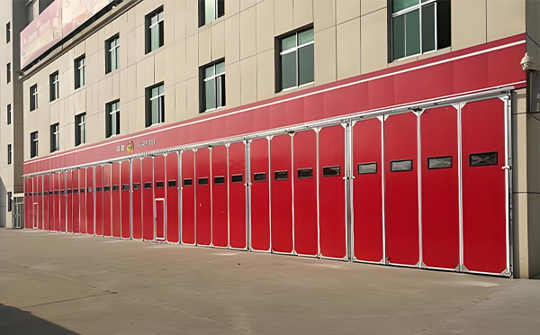 七里河工业折叠门